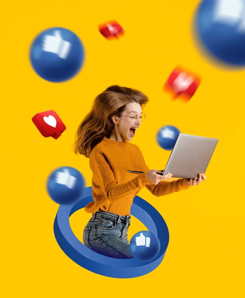 vista de emoticones 3d que salen de la pantalla de un dispositivo electronico (2) (1)